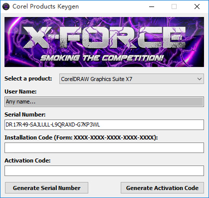 coreldraw x3绿色正式版注册机