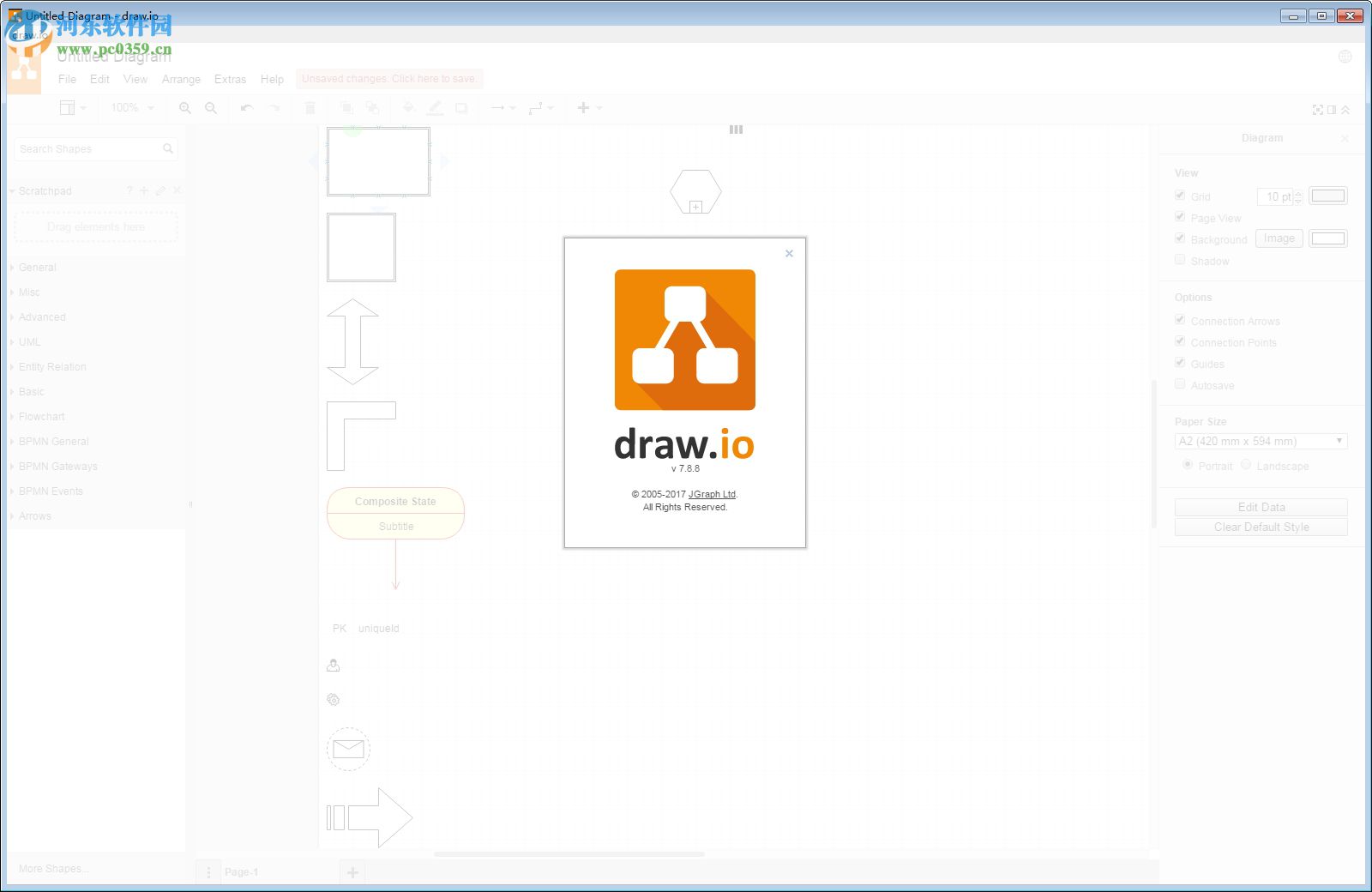 draw.io(流程图制作软件)下载 v7.8.7 最新官方免费版