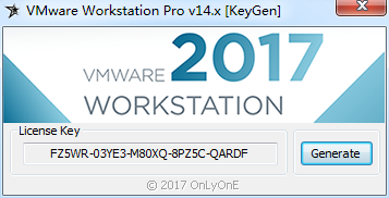 VMware 14 注册机