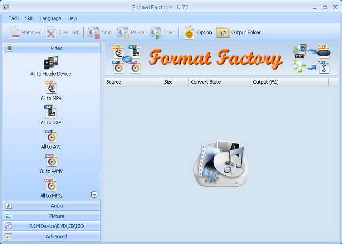 FormatFactory格式工厂 v4.5.0.0绿色免费版