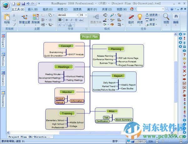 MindMapper(思维导图软件) 2016 中文特别版