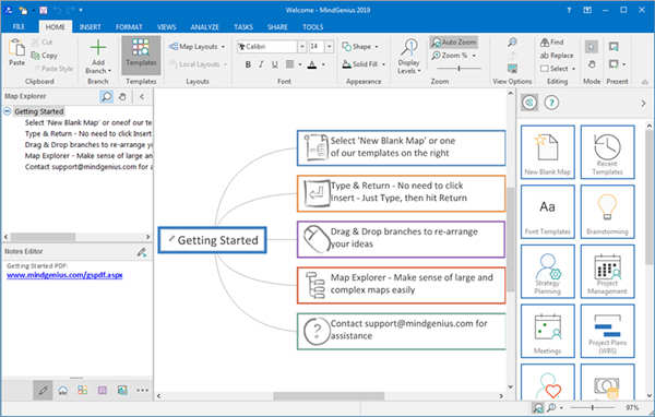 MindGenius(思维导图软件) v8.0.1.7148官方版