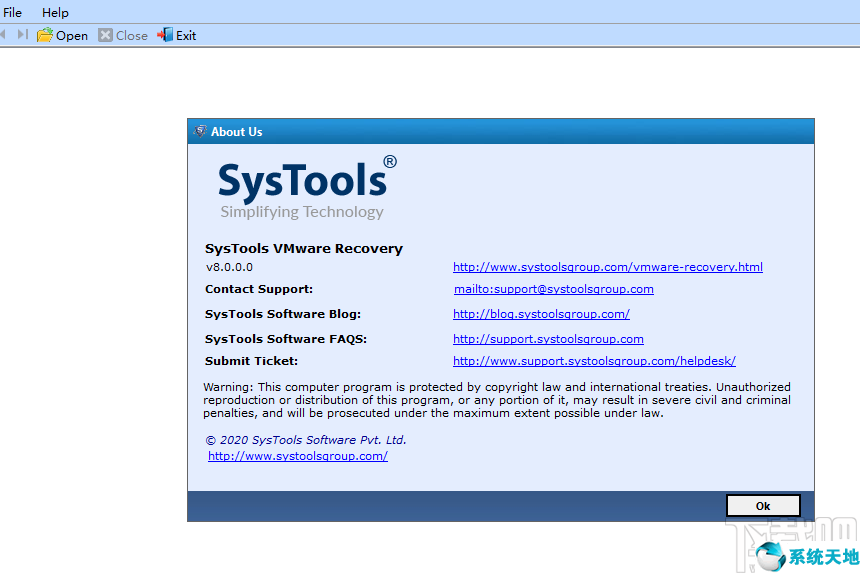 SysTools VMware Recovery(VM虚拟机数据恢复)