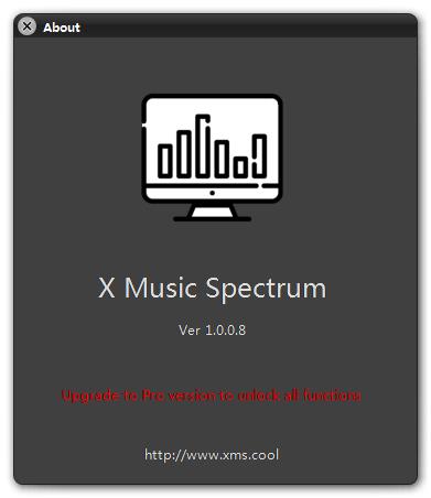 X Music Spectrum(音乐频谱桌面特效)免费版 v1.0.0.8