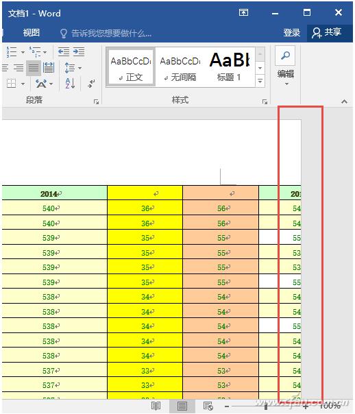 Excel数据表复制到Word后表格样式出现越界咋办？1.jpg