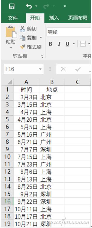 Excel下让数据有规律的整理数据的技巧1.jpg