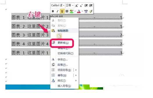 Word2016文档中图表目录的生成方法