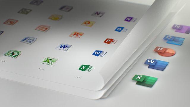 Office 365新图标：微软Fluent Design流畅设计新突破