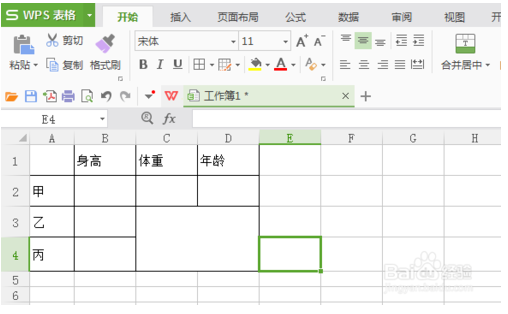 wps表格的基本操作（新手必看）