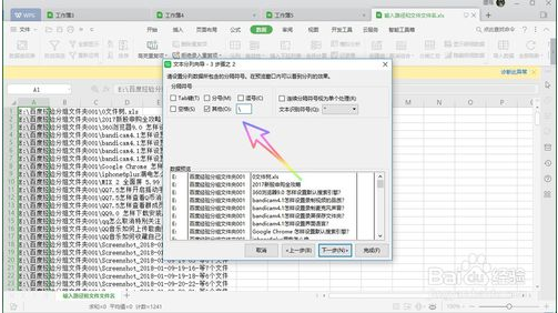 教你如何在WPS Office 2019 中对数据内容进行分列