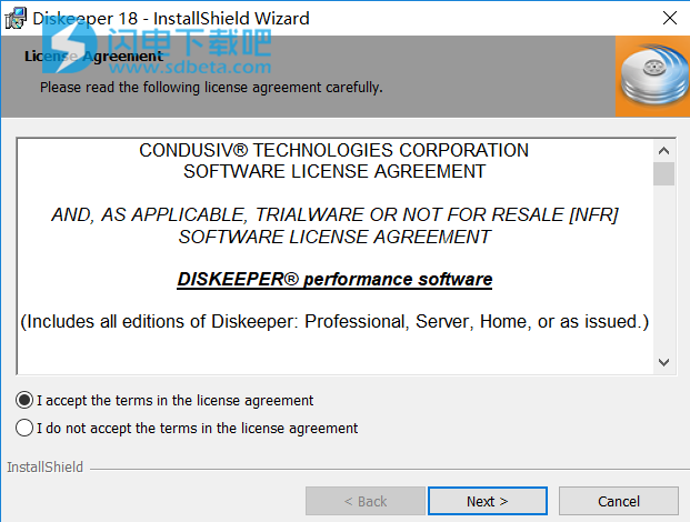 Condusiv Diskeeper 18 Professional/Server v20.0.1286.0破解激活教程