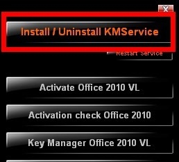 Mini-KMS_Activator激活office2010的技巧