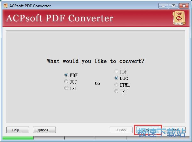 ACPsoft PDF Converter转换成Word教程