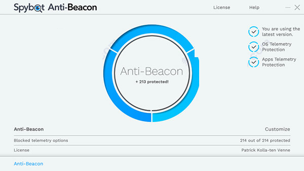 win10隐私保护软件Spybot Anti-Beacon