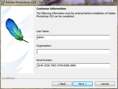 Adobe photoshop cs2注册机使用教程