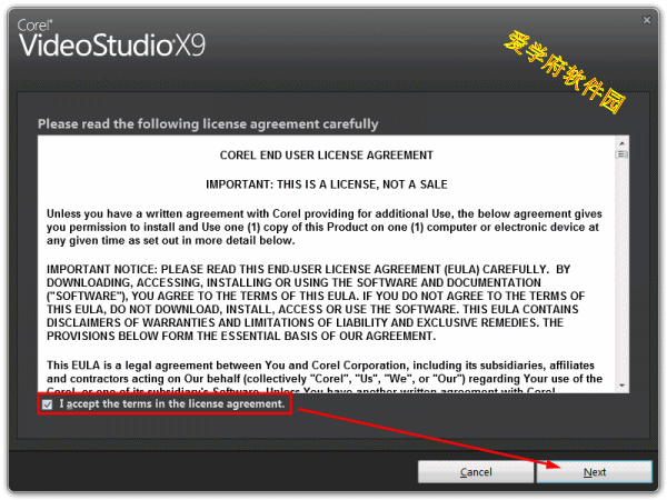 corel 会声会影X9旗舰版安装破解激活教程 