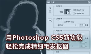 用Photoshop CS5毛发抠图