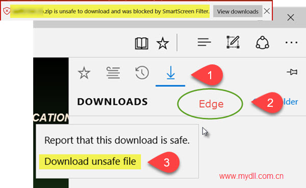 Edge浏览器阻止下载文件怎么办(图3)