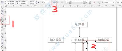 如何用coreldraw x6绿色正式版绘制流程图