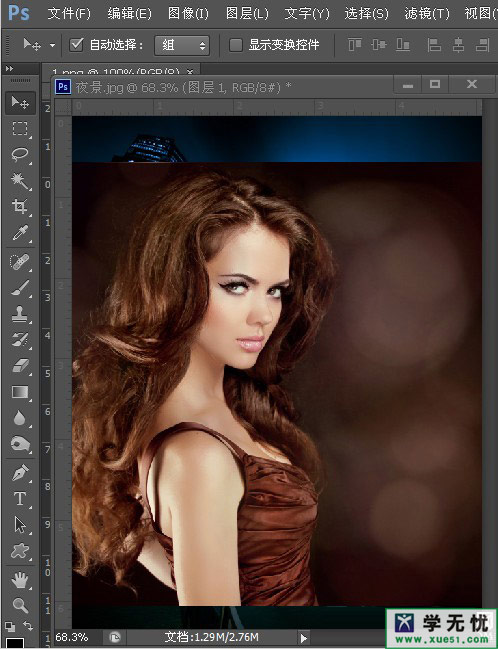 Photoshop CC 2015后期秘技之用（PS）打造双重曝光风格