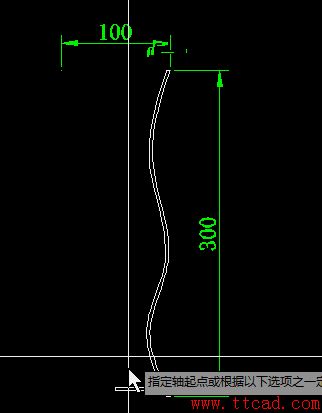 AutoCAD2018如何使用三维旋转命令画简易花瓶方法介绍