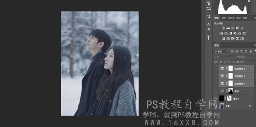 PS调冷色调胶片风格技巧 Adobe Photoshop CS6冷色调参数分享