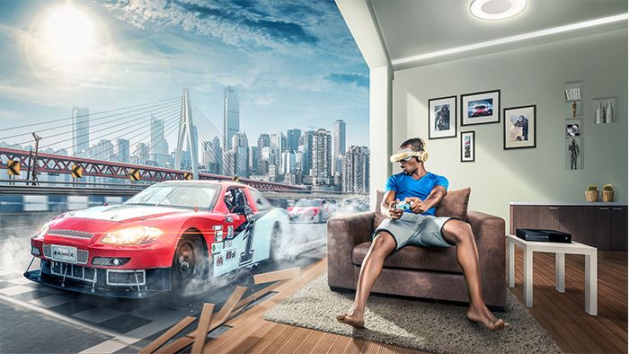 PS怎么做透视图片效果?Adobe Photoshop CC 2018场景合成技巧