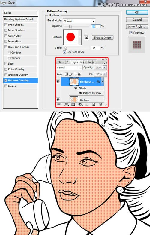 PS动漫插画教程：Adobe Photoshop CS6照片转为矢量插画效果