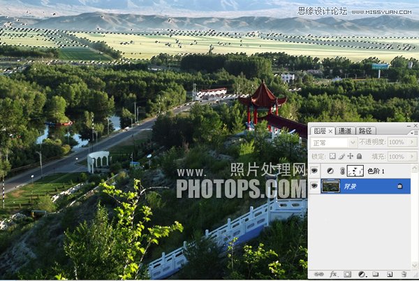 PS完整简单应用蒙版实例:Adobe Photoshop CC 2017处理风景照片