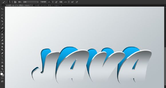 Adobe Photoshop CS6怎么制作墙面剥离效果立体字（PS）字体特效教程