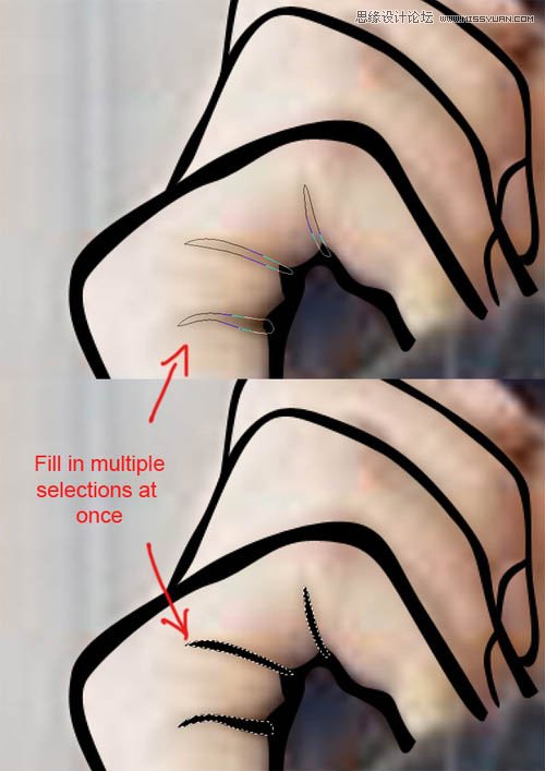 PS动漫插画教程：Adobe Photoshop CS6照片转为矢量插画效果