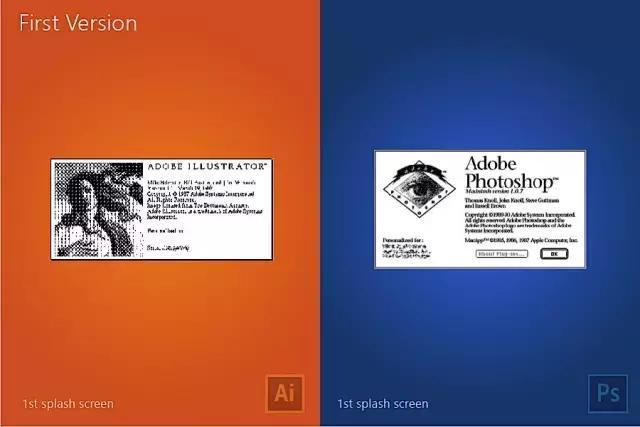 adobe illustrator和photoshop对比图，一目了然！