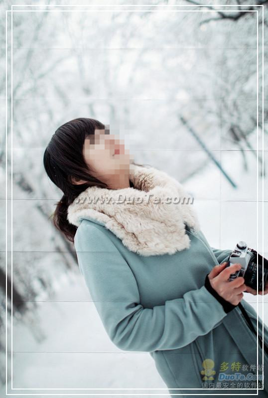 教你在win10系统下用美图秀秀2019制作晶莹雪景照