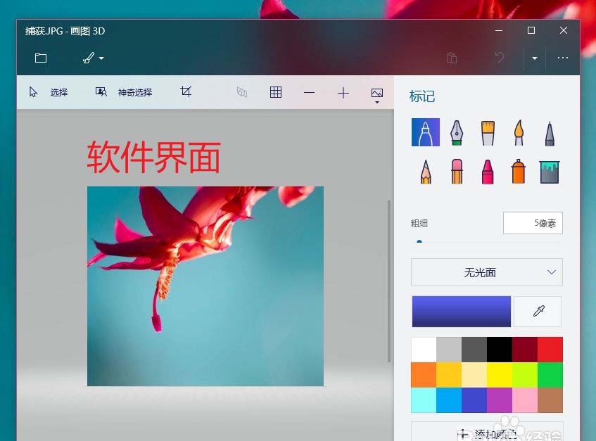 画图paint3D工具使用方法