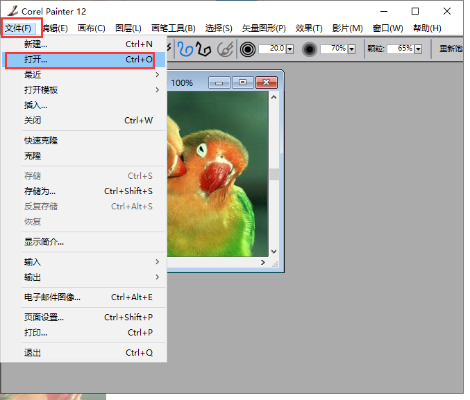 corel painter 12将照片制作成水彩画的教程