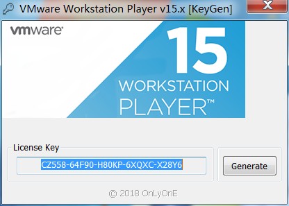 虚拟机VMware player 15注册机的下载及使用教程