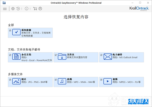 EasyRecovery数据恢复支持哪些文件类型、存储设备？