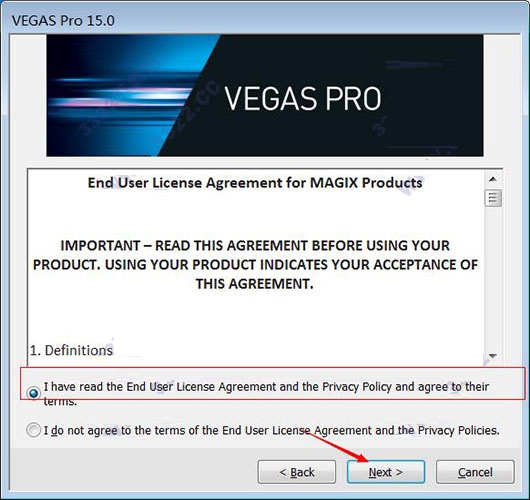 Vegas Pro 15安装教程