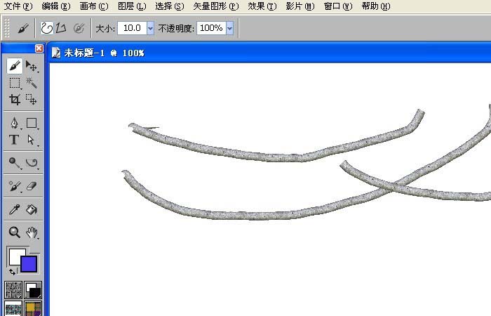 Painter制作钢笔式花瓣效果