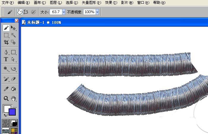 Painter制作钢笔式花瓣效果