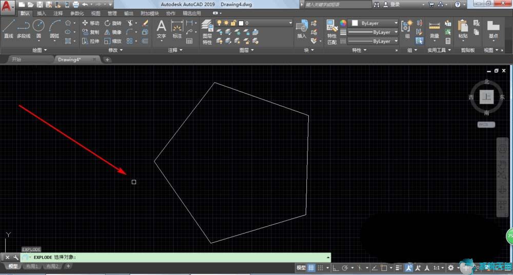 AutoCAD2019的分解命令如何使用？