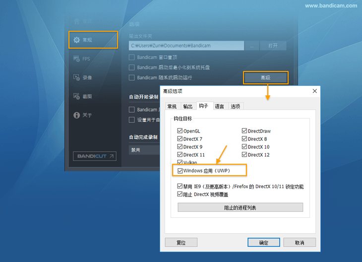 Bandicam怎么录制Windows游戏
