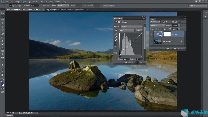 Photoshop cs6图文教程：给风景图片渲染出朦胧的效果(图1)