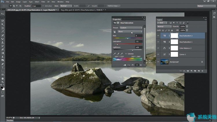 Photoshop cs6图文教程：给风景图片渲染出朦胧的效果(图4)