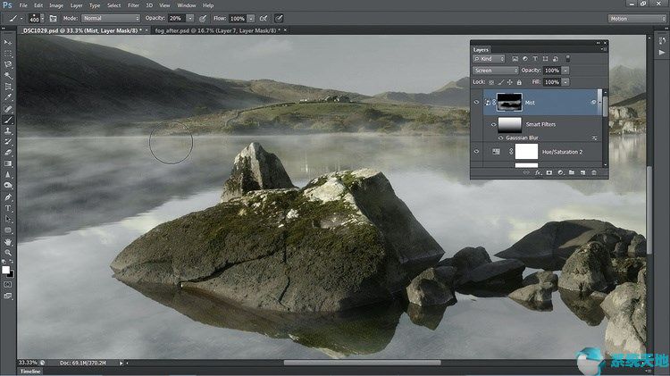 Photoshop cs6图文教程：给风景图片渲染出朦胧的效果(图12)