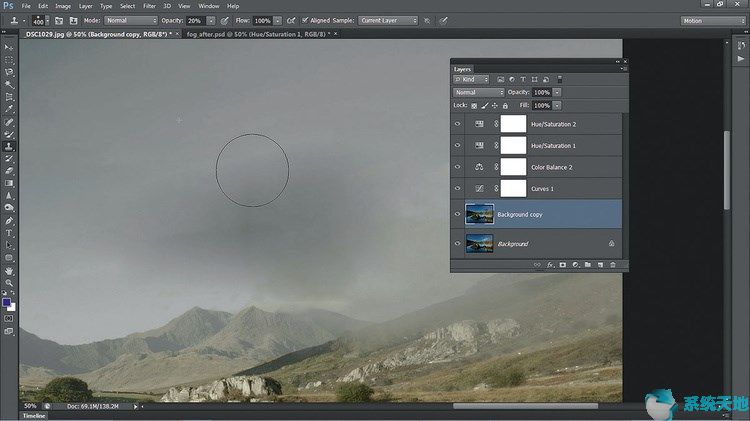 Photoshop cs6图文教程：给风景图片渲染出朦胧的效果(图6)