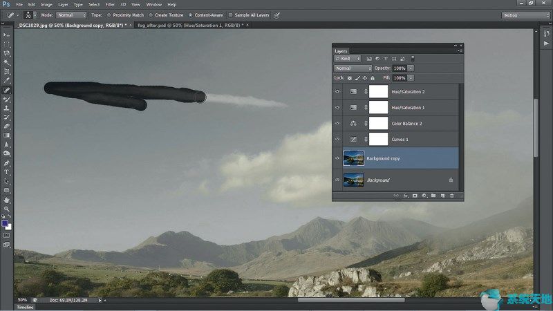 Photoshop cs6图文教程：给风景图片渲染出朦胧的效果(图5)