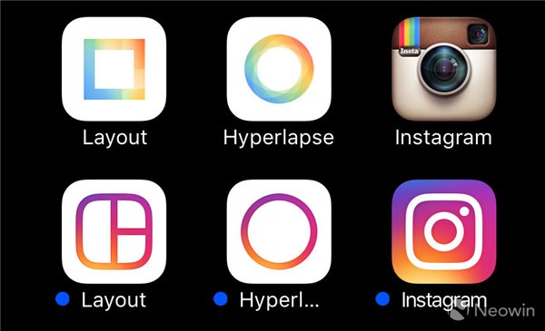 Instagram迎来彩虹图标，Win10 Mobile版本周更新