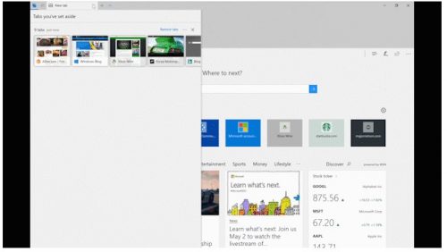 Win10专业版下如何管理Edge 浏览器标签页？2.jpg