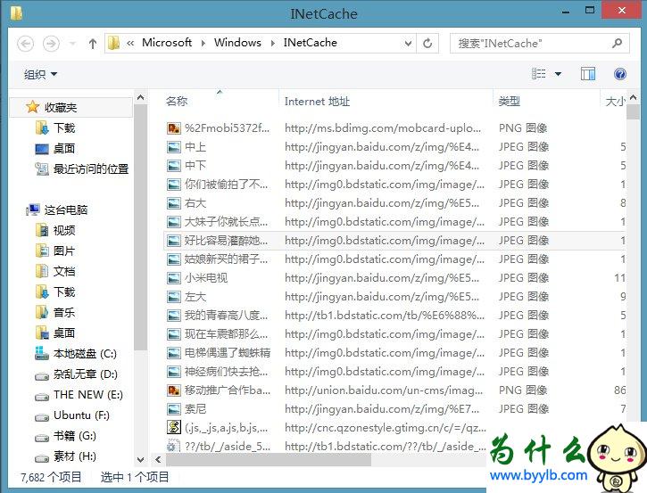 Win10专业版下IE缓存目录在哪个文件夹?
